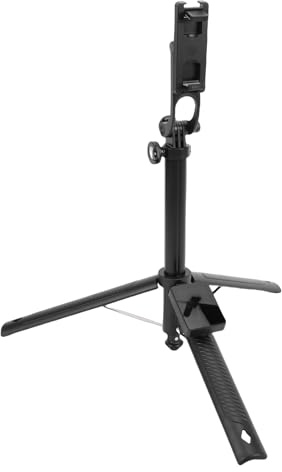 Fabater Trépied de Voyage pour Perche à Selfie pour Téléphone Portable avec écran à Selfie WiFi de 2 Pouces et Câble de Chargement, Perche à Selfie Extensible pour Téléphone