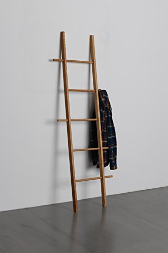 TB. 71 Kleiderleiter KL (Eiche Geölt (178cm x 47 cm), Gold)