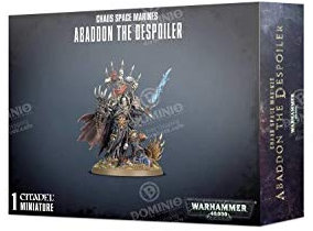 Games Workshop - Warhammer 40,000 - Chaos Space Marines Abaddon The Despoiler, Grau