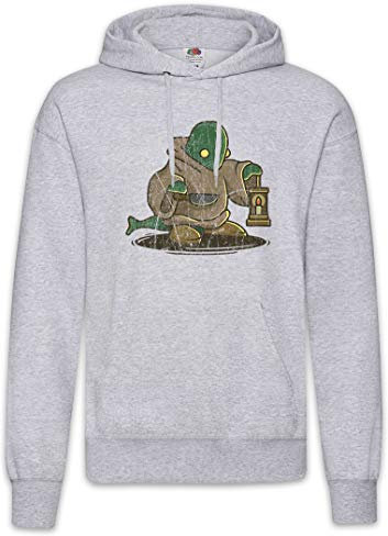 Urban Backwoods FF Tombery Hoodie Kapuzenpullover Sweatshirt Grau Größe 2XL