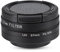 CPL + UV 37 mm Filtro obiettivo protettivo per fotocamera YI 4K Action Sports, per e altre macchine fotografiche sportive con calibro lente da 37 mm