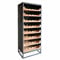 Casa Padrino Industrial Look Weinschrank 67x45x183cm Metall/Holz - Weinregal