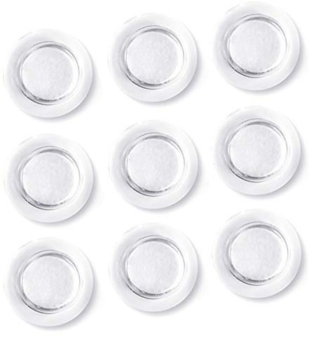 Magnete für Glas-Whiteboard, trocken abwischbare Tafel, Pinnwand, Kühlschrank-Neodym-Magnet, transparent, 9 Stück