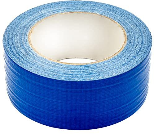 Gewebeband Panzerband Klebeband Packband Band für PE-Isolierung Duck Tape Rolle, Panzertape blau wasserfest, extreme Klebkraft (50 mm x 48mm)