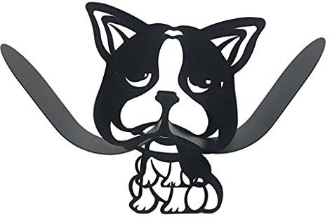 Fenteer Neuheit Toilettenpapierhalter Tissue Storage Freistehendes niedliches Eisen in Tierform beweglich für Badezimmer, Hund