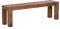 möbelando Esszimmer Sitzbank Mumbai Massiv-Holz Sheesham 140 x 45 x 35 cm Holz-Bank Natur-Produkt Küchenbank im Landhaus-Stil