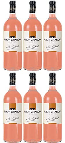 Baron Charcot rosé Vin de Pays de l'Herault Roséwein Wein trocken Frankreich I FeinWert Paket (6 x 1,0l)