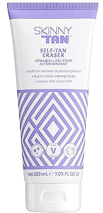 Skinny Tan Miracle Tan Eraser - Fake Tan Remover For Natural Streak-Free Results & Soft Skin, Vegan & Cruelty Free, 200ml