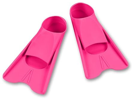 DRUNA Pinne per Nuoto, Immersioni e Allenamento in Piscina Pinne corte Unisex Rosa Taglia 38/39