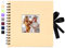 Vienrose Fotoalbum Spiralalbum zum Selbstgestalten und Einkleben DIY Seidenband Fotobuch 40 Seiten für Fotos Baby Valentinstag Geburtstag Jahrestag Geschenk