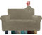 XINEAGE Housse de Canapé 2 Places en Velours, Housses de Canapé Extensible, Housses de Canapé Super Douces pour Chiens et Chats (2 Places,Kaki)