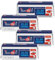 Timeusb 24V 100Ah LiFePO4 Batterie 4 Pack, 2560Wh Lithium Batterie, Deep Cycle Lithium Akku 100A BMS, 10 Jahre Lebensdauer mit Klasse A LiFePO4 Zellen für Wohnmobil Camper Energiespeicher Van Off-Grid