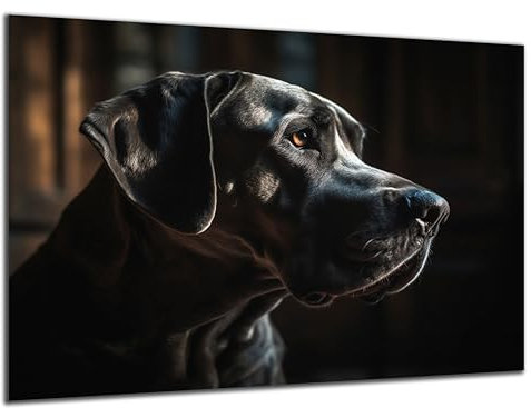 Munera Design - Bild 30x40 - Labrador Hunde Portrait - Wand-Bilder Wohnzimmer