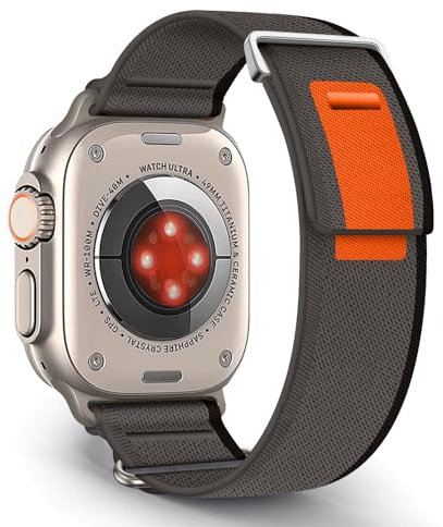 KOZRFEYA Trail Loop Correa Compatible con Apple Watch Ultra 49mm/46mm/45mm/44mm/42mm/41mm/40mm/38mm, Bucle Deportivo Correa Compatible con iWatch Ultra 2/Series 10/9/8/7/6/5/4/3/2/1/SE