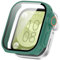 FTRONGRT Cover per Huawei Watch Fit 3, PC + Pellicola Temperata Schermo, Protezione All-Inclusive, Resistente Agli Urti, Custodia pe Huawei Watch Fit 3 Smartwatch.Verde Ufficiale