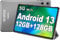 YESTEL Tablet 10 Pulgadas Android 13 con 12 GB RAM 128 GB ROM (1TB TF), GPS, 5G+2.4G Wi-Fi, 2.0 GHz, BT 5.0, 5 MP + 8 MP, Tablet con Funda, Gris