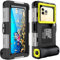 MKERED Coque de Téléphone Étanche Smartphone IPX8, Compatible for iPhone 16 15 14 13 12 11 Pro Max Samsung S24 S23 S22 A35 A55 A25 A15, Étui de Smartphone Étanche, Noir Jaune