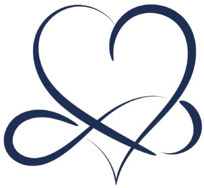 Tattwo.me – Tatouage temporaire pour adultes et enfants, dure 2 semaines, résistant à l'eau – cœur avec le signe infini – Encre végétale - certificat cosmétique UE – (P0041)