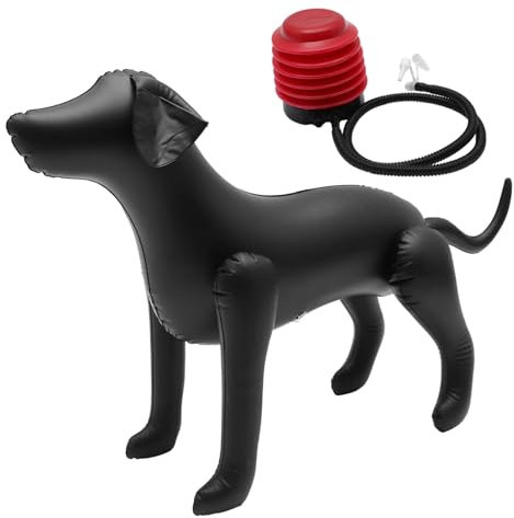 GREENADSCAPE Hundefensterpuppe Aus PVC-Material Satz Mit Welpen-Mannequin-Modell Schaufensterpuppe Für Haustierkleidung Ausstellungsmodell Für Hundekleidung