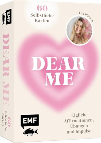 Kartenbox: Dear Me – 60 Motivations-Karten für mehr Selbstliebe: Tägliche Affirmationen, Übungen und Impulse für ein positives Mindset und ein starkes Selbstwertgefühl
