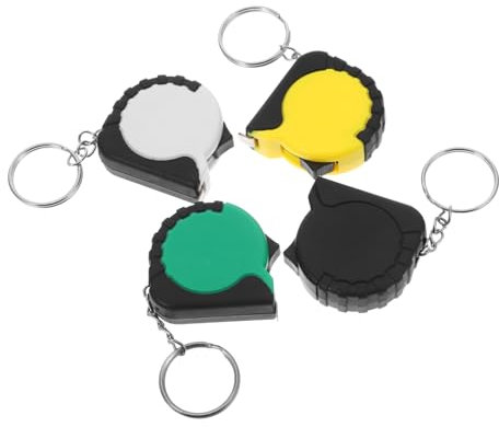 ULTECHNOVO Mini Mètre Ruban Porte-clés Jouet Pour Enfants Mètre Ruban Rétractable Règle En Métal Métrique Pouces Petit Léger Pour Enfants Adultes