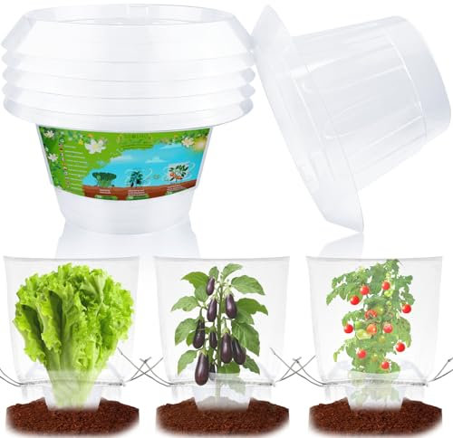 Lot de 20 Colliers Anti Limace avec 20 Sacs de Protection Anti-Insectes, 99% de Protection Contre Les Limaces, Barrière Anti Limaces et Escargots Stable, Anneaux de Protection pour Salades et Choux