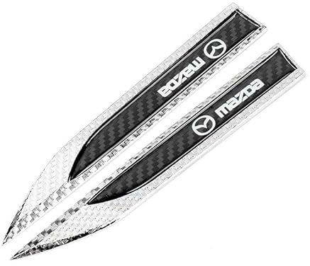 KENANS Auto Emblem Logo Aufkleber für Mazda MX-5 MX5, Autoaufkleber Emblem Abziehbilder Emblem Auto Zubehör Tuning Sticker