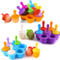 Eis am Stiel Silikon, 3 Stück Eisformen Silikon, Silikon Mini Eisformen, Eisförmchen Popsicle Formen Stieleisformer BPA Frei