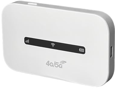 Mobiler WLAN-Router – tragbarer kabelloser LTE-Router, TYPE-C4GMIFI-Karte, WLAN-Akku mit großer Kapazität | tragbarer Internetzugangspunkt mit Kartensteckplatz zum Lernen, Arbeiten und
