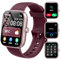 Reloj Inteligente Hombre Mujer Konitee, Smartwatch con Llamadas Bluetooth, 1.83 Pulsera Actividad con Whatsapp Mensajes, 110+ Modos Deportivo, SpO2/Sueño/Pulsómetro, Impermeable IP68 para iOS/Android