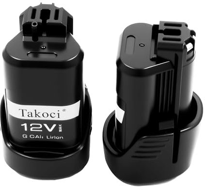 TAWUZUOR 2er-Pack B814-01 Akkus kompatibel mit Dremel 8240 8250 8260 B816-01 12V Max 3Ah Lithium-Ionen-Akku Pack