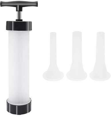 DLZFUDTY Insaccatrice per Salsiccia Elettrica,Insaccatrice Riempitrici manuali for Carne Salsiccia Macchina Salsiccia Siringa Ripieno di Carne Gadget Food Maker Imbuto Ugello Set Utensili da Cucina