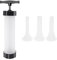 DLZFUDTY Insaccatrice per Salsiccia Elettrica,Insaccatrice Riempitrici manuali for Carne Salsiccia Macchina Salsiccia Siringa Ripieno di Carne Gadget Food Maker Imbuto Ugello Set Utensili da Cucina