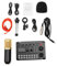 KANBCNG ABS Streaming Micrófono Podcast Micrófono Set BM800 Micrófono de Condensador Metal 3 Puertos Móviles Audio Mixer con Tarjeta de Sonido para Guitarra/Entrega/Grabación Podcast Equipment