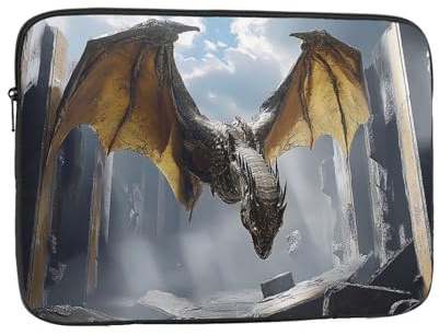 Dragon Wings Laptop-Hülle, stoßfest, schlank, leicht, tragbar, schützende Reise-Tragetasche für 33 cm (13 Zoll)