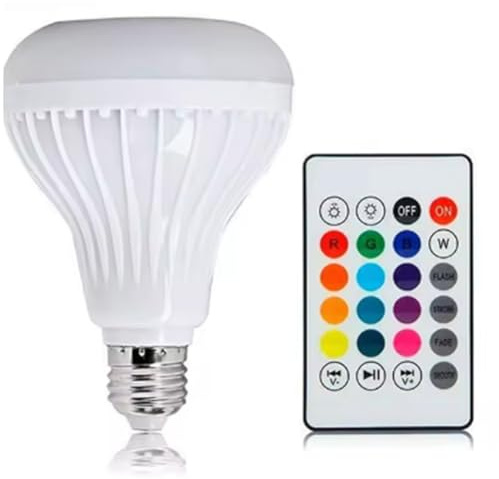 Youbones E27 Smart RGB -Glühbirne mit Drahtloser Bluetooth -Lautsprecher -LED -Lampenlampe