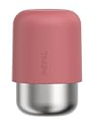 Mepal - Kaffeebecher to go Ellipse - Hält Getränke bis zu 30 Minuten heiß - Doppelwandige Design - Mehrwegbecher - Spülmaschinengeeignet - Vivid mauve