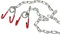 2 Bike Bicycle Ceiling Hooks with Chains, for Storage/Repair, Hook Chain
