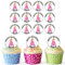 AK Giftshop Aurora Sleeping Beauty Princess - 24 Personalised Edible Cupcake Toppers/Birthday Cake Decorations - Easy Precut Circles