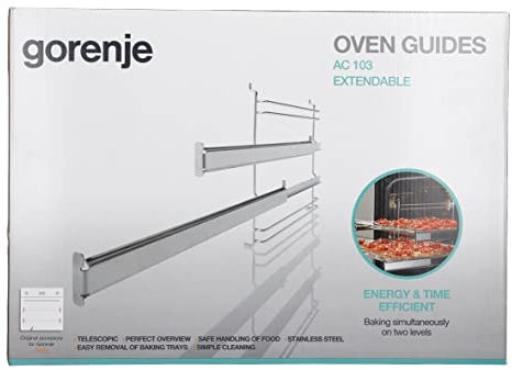 Gorenje Teleskopschienen mit 2 Fächern