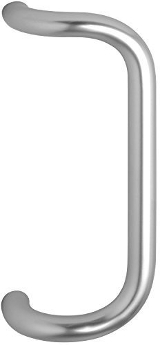 MARCHESI Türgriff 4520 - gebogen, 382mm, LA. 350mm, Edelstahl matt