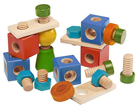 NIC Mix of Screws Bauspiele, Mehrfarbig (65079)