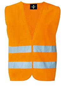 Korntex X217OXL Warnweste Standard - 1 Klett, Orange