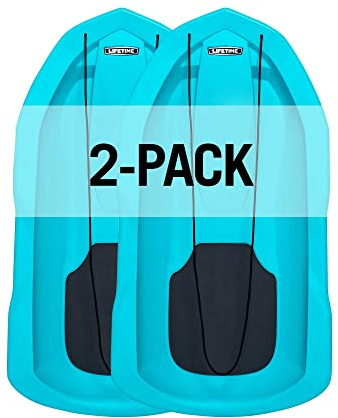 Lifetime Premium Snow Sled, 48, 2 Pack