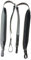Premium Akkordeongurte Leder, 6cm Schultergurte 60-120 Bass (Braun)