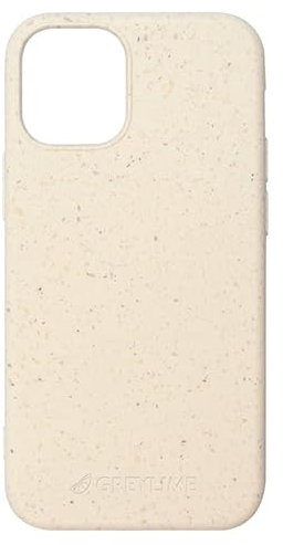 GreyLime iPhone 12 Mini Biodegradable Cover Beige Protective Cover