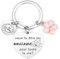 LKJHGF Cadeau de Marraine Porte-clés de Marraine d'anniversaire Cadeau fête des mères pour Marraine «Veux-tu être ma MARRAINE d'amour pour toute la vie» Cadeaux de Noël
