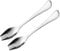 2 Pcs Stainless Steel Sporks - Long Handled Multifunctional Utensils for Camping, Travel, and Everyday Use - Durable, Rust-Resistant, and Easy to Clean