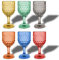 ARCA, Set 6 Calici in Vetro Colorato Cherry Blossom, Colori Assortiti, 340 ml