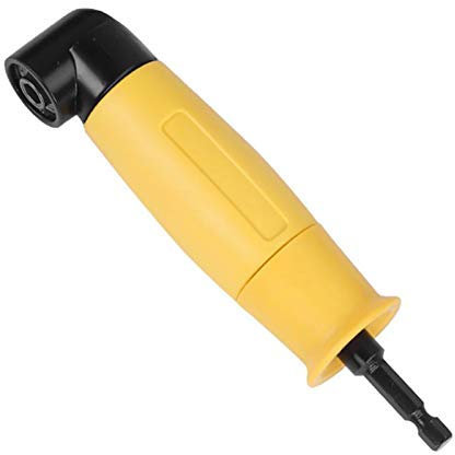 1/4in Hex Bit Angle Adapter,90 Degree Corner Angle Drill Adaptor Chuck Screwdriver Driver Extension Screwdriver Bit SetsRight Angle Drill Shank Right Angle Drill Driver Holder Adapter